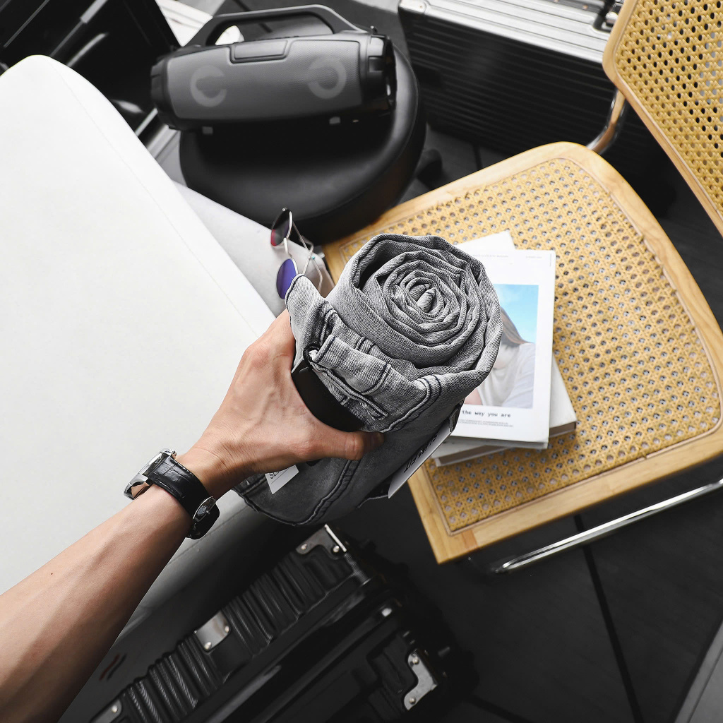 Quần jean dài nam big size tone xám J01 - Hình ảnh 4