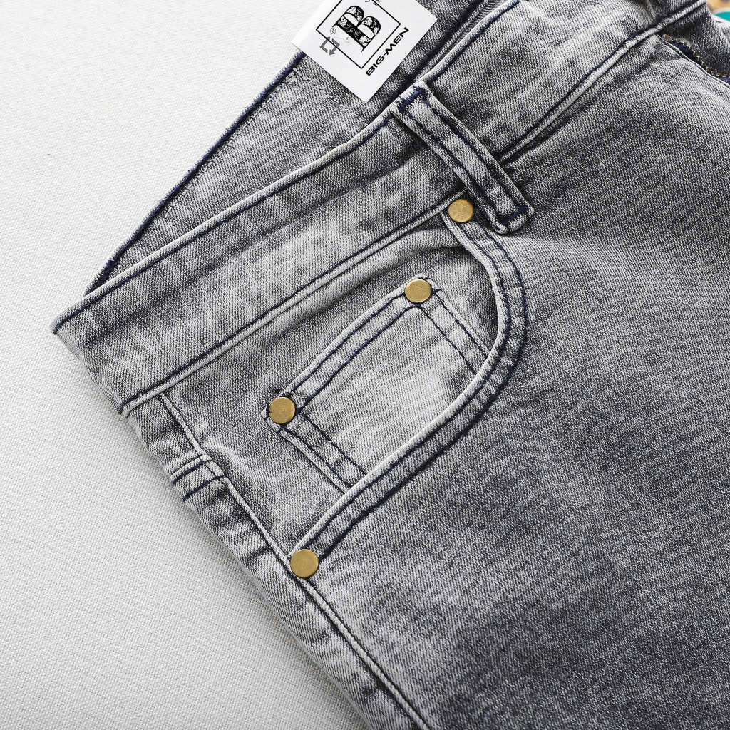 Quần jean dài nam big size tone xám J01 - Hình ảnh 5