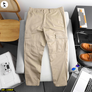 Quần kaki nam big size lưng thun túi hộp N01-KK